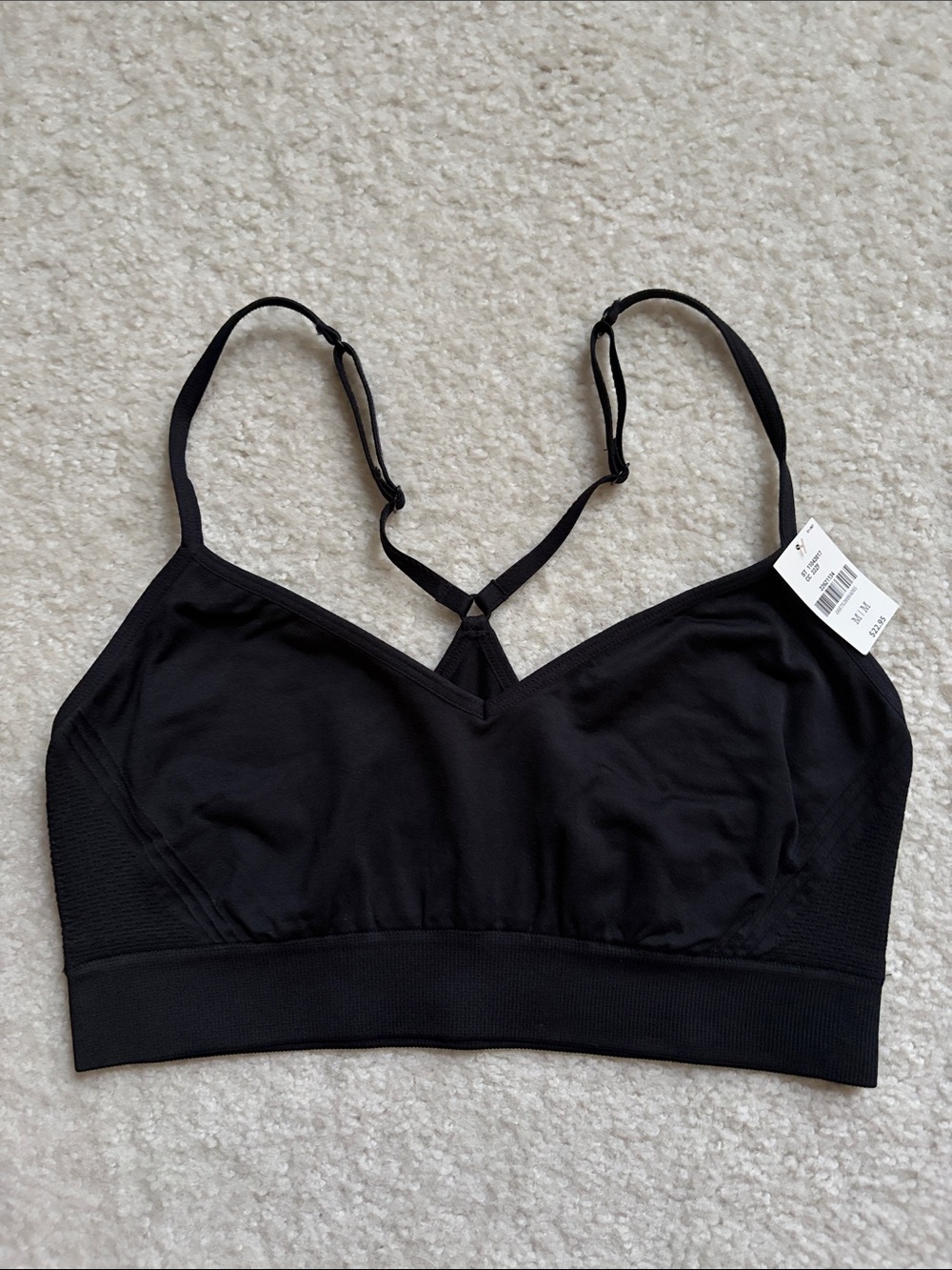 PINK Victoria’s Secret Black Racerback Bralette